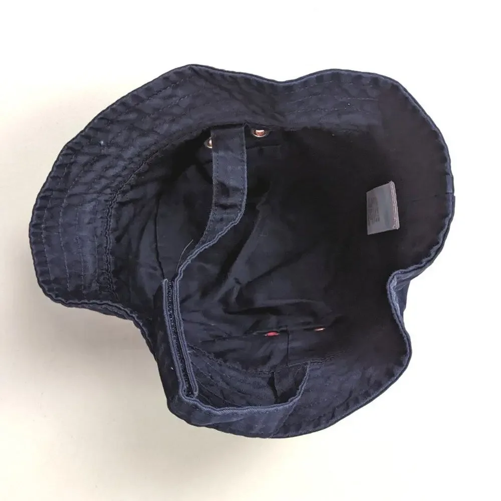 Janie and Jack Hat Baby Boys Size 6-12m Navy Airplane Bucket 2007